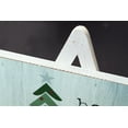 thumbnail image 2 of Parisloft Ho Ho Ho Wood Sign with A-Framed Easel, Farmhouse Christmas Tabletop Decor, White, 2 of 6
