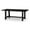 Black, variant on Maven Lane Yves Rectangular Wooden Dining Table in Weathered Brown Finish
