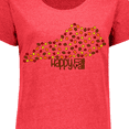 thumbnail image 4 of Inktastic Happy Fall Y'all Kentucky Women's Plus Size T-Shirt, 4 of 5