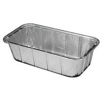 Handi-Foil 1 1/2 lb. Aluminum Foil Loaf Pan - Disposable Bread Baking Tin (pack of 50)