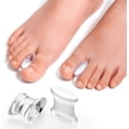 thumbnail image 1 of Gel Toe Separators, 12 Packs Toe Spacers for Bunions and Corns, Correction Pads for Crooked Toes, Calluses, Bunions, Overlapping Toes, 1 of 5