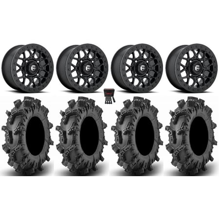 Fuel Tech Beadlock 15 Wheels Black 32 Terminator Max Tires Polaris RZR XP 1000 / PRO XP / Ranger XP 900/1000