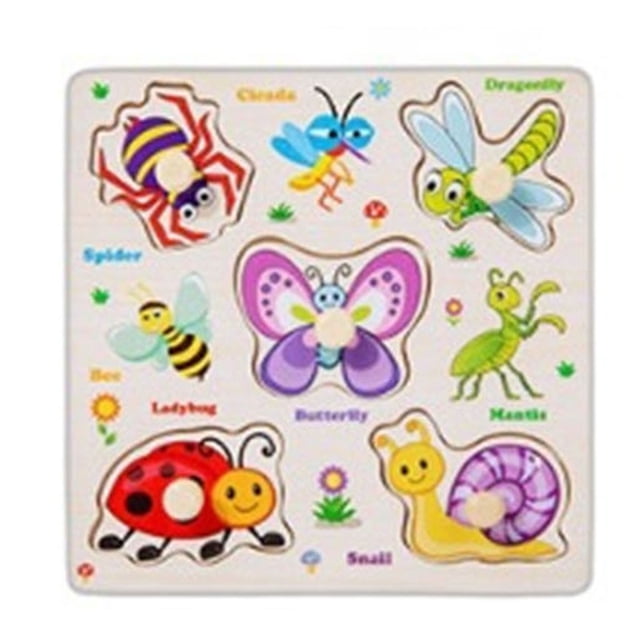 G Educational Wooden Alphabet Number Puzzle Board For Childrens Fine Motor Skills And Early Learning