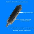 thumbnail image 2 of USB 5V to 1.5V 3V 4.5V 6V 7.5V 9V 12V 2.5mm/3.5mm/4.0mm/5.5mm Adjustable Voltage Cable with LED Dislpay for Toy Games, 2 of 11