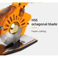 thumbnail image 3 of Industrial Electric Scissors Handheld Round Blade Cutting Cloth Machine Silent Electric Round Knife ,For Comfortable Grip, 3 of 5