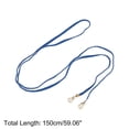 thumbnail image 3 of Unique Bargains 1 Pc Woven Rope Belt Elegant Pearl Braiding Adjustable Waist Cord Blue, 3 of 6