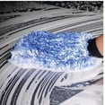 thumbnail image 3 of Fasiaou Car Wash Mitt, Chenille Car Washing Mitt, Microfiber Car Wash Mitt Scratch Free, Double-Sided Thickened Gloves (Blue, 1Pack), 3 of 6