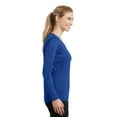 thumbnail image 3 of Sport-Tek Ladies Long Sleeve PosiCharge Competitor V Neck Tee-4XL (True Royal), 3 of 6