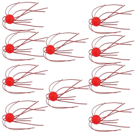 Youthyao 10Pcs Soft Fishing Lure Slow Sinking Baits Highly density Squid Skirts Baits for Angling Accessories Easy to Use