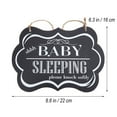 thumbnail image 2 of WEAVILUX Baby Is Sleeping Sign Black 1Set, 2 of 8