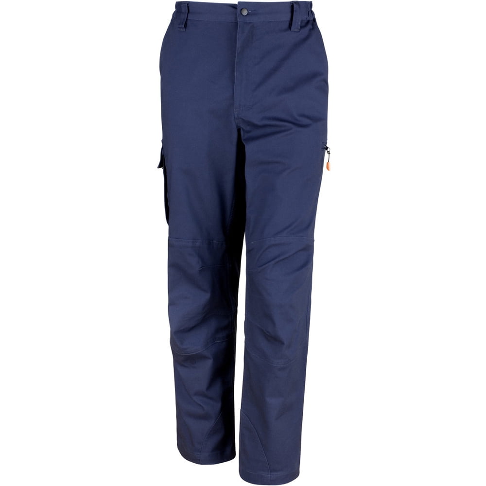 Result Work-Guard Sabre Stretch Trousers Elastene Workwear Regular Fit Pants 