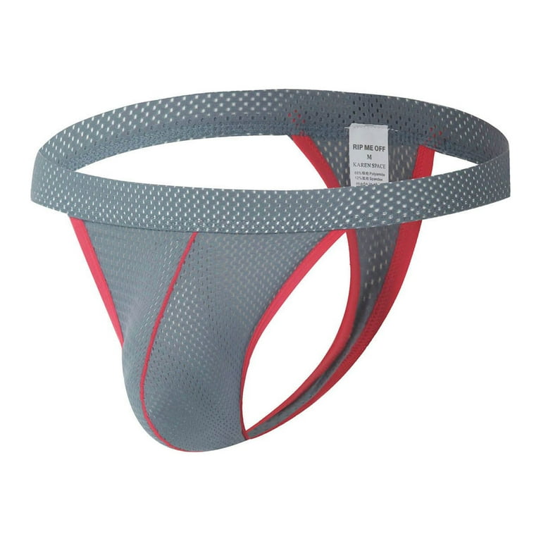 QAZXD Men's Underwear Ice Silk Sweat Absorbing Breathable Boxer Briefs Buy  2 Get 1 Free（Black，XL） 