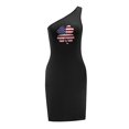 thumbnail image 4 of Vestido de mujer con hombros descubiertos, minivestido de primavera para adolescentes, para fiestas nocturnas, viajes , m M, 4 of 7
