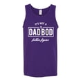 thumbnail image 2 of Wild Bobby,It's Not A Dad BOD It's A Father Figure Funny Husband Boyfriend Gift, Father's Day, Men Graphic Tank Top, Purple, 2XL, 2 of 3