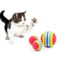 thumbnail image 3 of Dsseng Tennis Ball 10Pcs Pet Kitten Scratch Foam Training Ball Funny Interactive Toy, 3 of 8