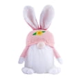 thumbnail image 1 of Pink Easter Luminous Rabbit Plush Doll For Home Desktop Decoration Glow Bunny Toy, 1 of 6