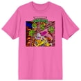 thumbnail image 5 of Teenage Mutant Ninja Turtles Super Shredder Men's Neon Pink T-shirt-Small, 5 of 6