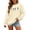1Beige, variant on Xijirk Women Crew Neck Sweatshirt Long Sleeve Relaxed Drop‑Shoulder Fall Leaf Pumpkin Letter Print for Autumn Casual Loungewear Street Daily Wear,3Red,XL