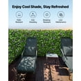 thumbnail image 5 of VEVOR Expandable Fence Privacy Screen, 25.5 x 122 in Expand Artificial Plant Wall, Realistic Artificial Ivy Panel with 50 Zip Ties, Decorative Faux Greenery Backdrop Hedges for Balcony Patio Outdoor, 5 of 9