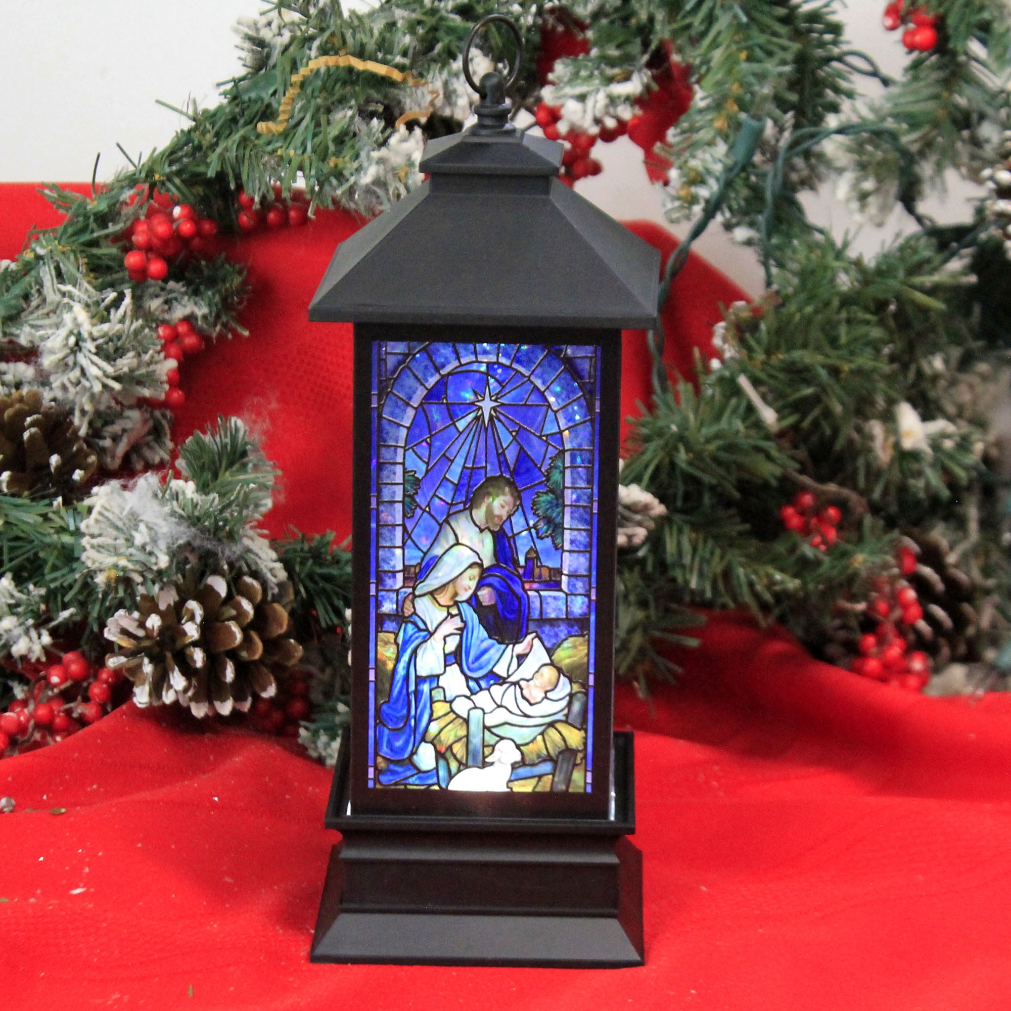 Roman 133322 Led Holy Family Lanterne Tourbillonnante