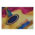 thumbnail image 3 of Guitar Cutting Board, Abstract Strings Pattern Watercolor Effect Vintage Inspirations, Decorative Tempered Glass Cutting and Serving Board, Small Size, Violet Blue Magenta, by Ambesonne, 3 of 5