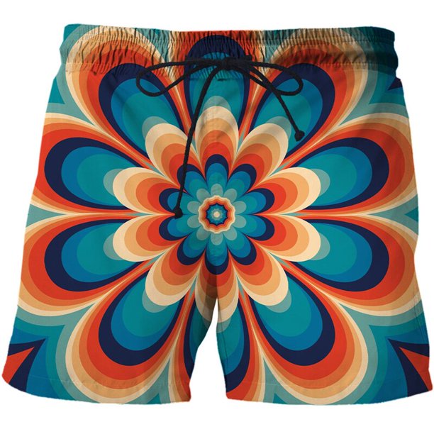 Pantalones cortos para hombre, moda Popular, Extra verano, playa, pintura artística, patrón de Graffiti, ropa cómoda y suelta Fivean unisex
