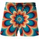 thumbnail image 1 of Pantalones cortos para hombre, moda Popular, Extra verano, playa, pintura artística, patrón de Graffiti, ropa cómoda y suelta Fivean unisex, 1 of 2