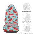 thumbnail image 4 of Wukai Watermelon Full Set Car Seat Covers with Soft Padding Universal Auto Front Seats Protector and Cushion Mat, 4 of 5
