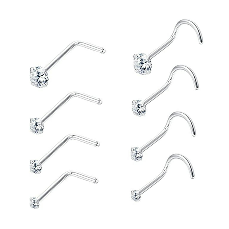Stainless Steel L Shaped Nose Stud | escapeauthority.com