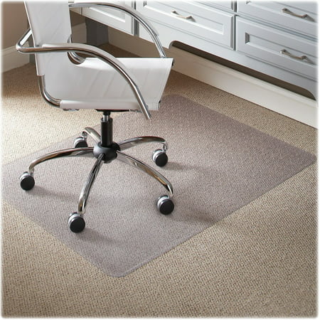 ES Robbins EverLife Low Pile Carpet 46" W x 60" L  Straight Edge Chair Mat 120321