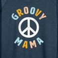 thumbnail image 3 of Instant Message - Groovy Mama - Women's French Terry Long Sleeve Pullover, 3 of 6