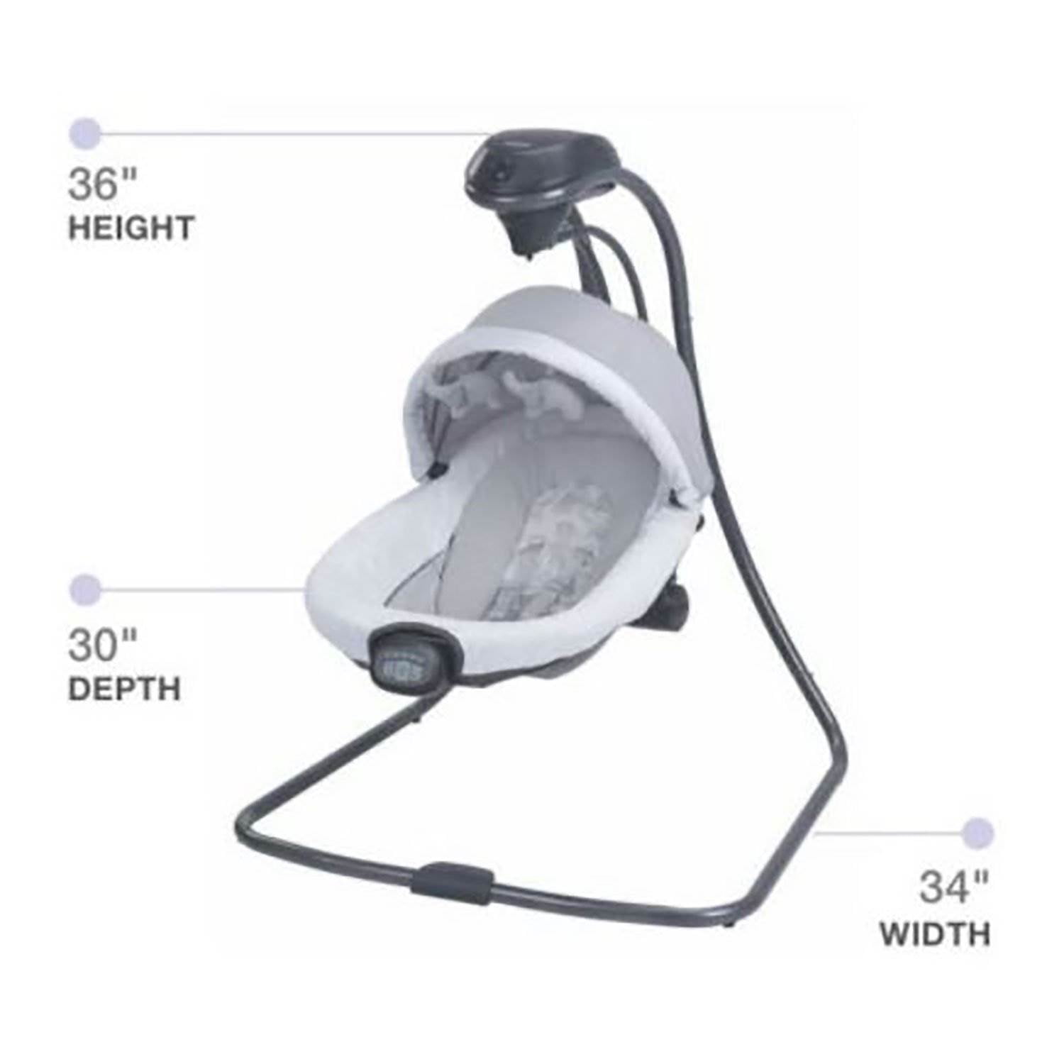 graco duet oasis swing with soothe surround technology