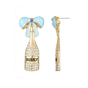 Packed Party Bubbly Blue Earrings, 1 Pair