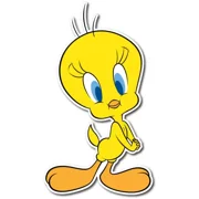 Tweety Bird Cartoon Looney Tunes Decal Sticker Usa Car Truck Vehicle Window Wall Phone Decal Water Bottle Stickers Car Decals, Laptop Sticker