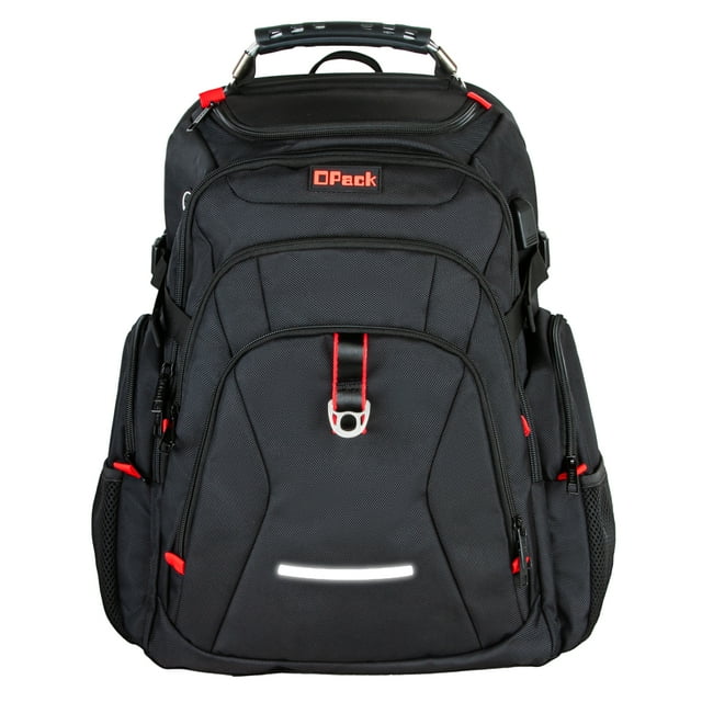 OPACK Travel Laptop Backpack 17.3" Computer WaterRepellent College Business Large RFID Pockets