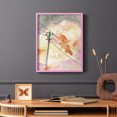 thumbnail image 6 of Cloudy Communication II Framed Print in Pink Solid Wood Framed Print No Nail Hanging, 6 of 6