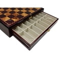 thumbnail image 3 of Medieval Times Crusades Red Blue Busts Chess Set 17" Cherry Color Storage Board, 3 of 6