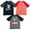 Black / gray / red, variant on SEGA Sonic The Hedgehog Big Boys 3 Pack T-Shirts Toddler to Big Kid