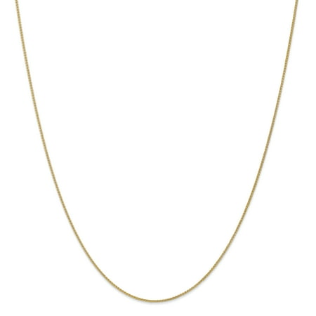 10k Yellow 20in Gold 1.00mm Wheat Necklace Chain