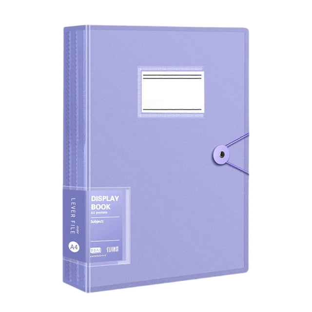 80 Pockets Letter Size Document Folder Presentation Folders for Office School PL