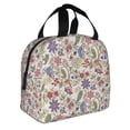 thumbnail image 2 of Disketp Paisley Flowers Bolsa Térmica para Almuerzo para Hombre y Mujer, Ideal para Trabajo, Senderismo y Picnic, 2 of 8