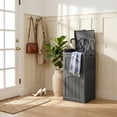 thumbnail image 2 of Devoko  All-Weather use Trashbin with Lid, Patio Resin Hideaway Trash Can with Waterproof for Backyard, Gray, 2 of 7