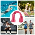 thumbnail image 4 of Unique Bargains 1 Pc Sports Towel Fast Drying Gym Towel Rose Red, 4 of 5