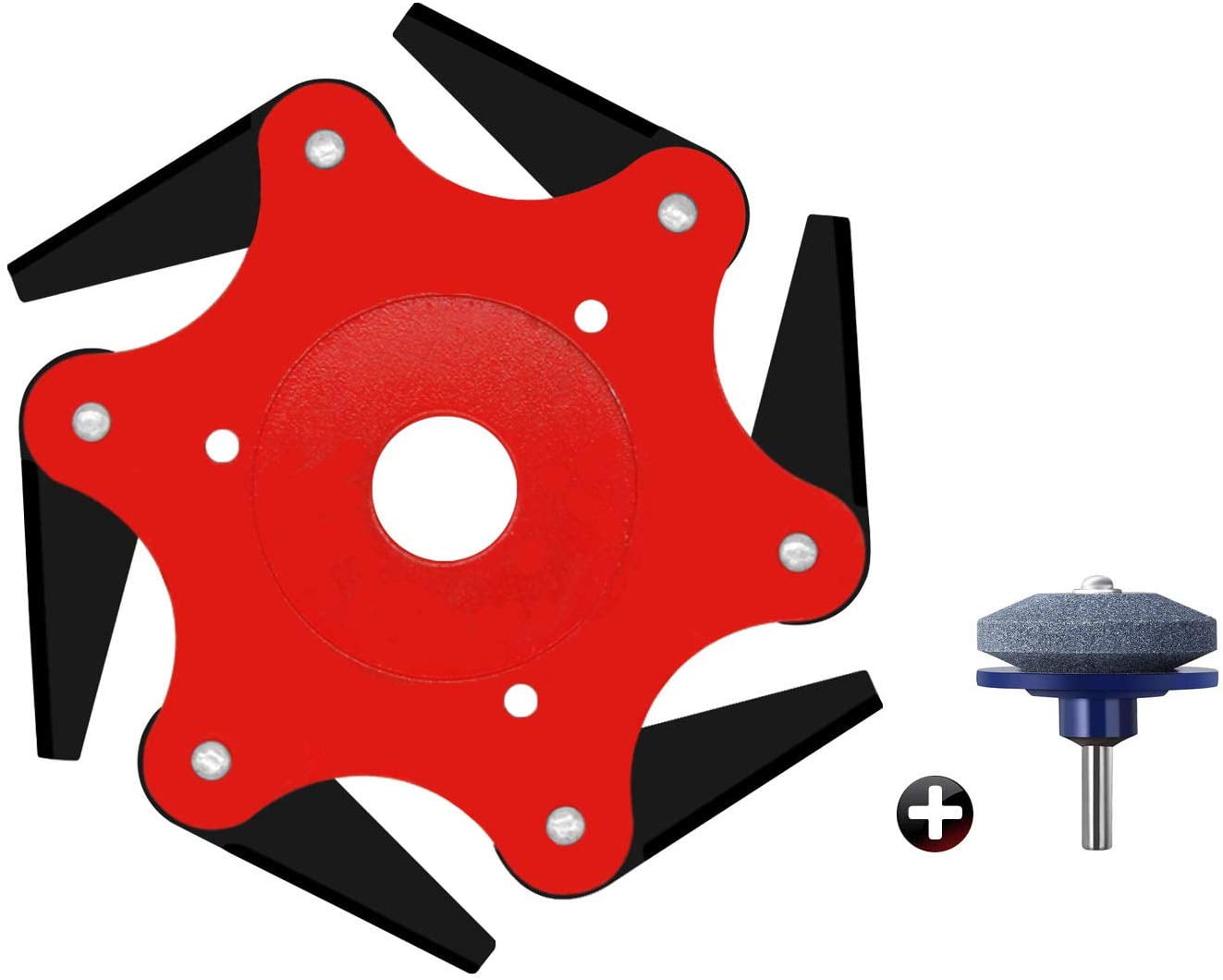 Reactionnx Outdoor Trimmer Head Brush Cutter Blade 65Mn Lawn Mower Head