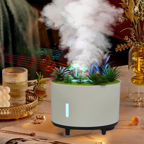 Clearance! Cool Mist Humidifier, Artificial Plant Bluetooth Speaker Colorful Remote Control Humidifier 200ml USB Portable Artificial Humidifier, LED Color Changing Sale Items Flash Deals Sale Items
