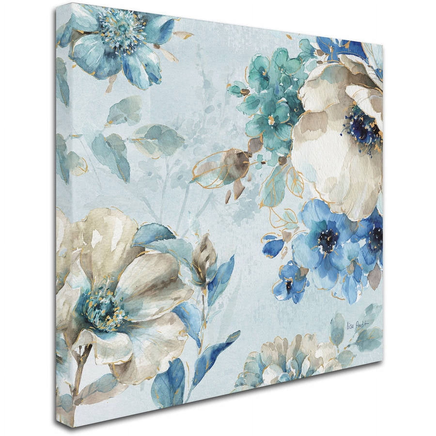Trademark Fine Art "Indigold X" Canvas Art by Lisa Audit