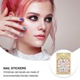 thumbnail image 2 of 5pcs Useful Nail Sticker Christmas Nails Decals Delicate Nail Art Patch, 2 of 7