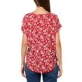 thumbnail image 2 of Camiseta Lucky Brand Sandwash Dolman de manga corta para mujer, color rojo, 2 of 3