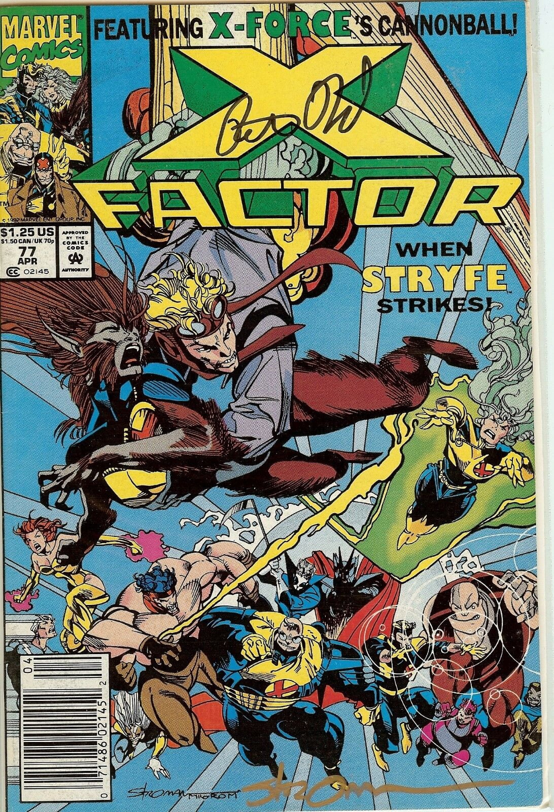 X-Factor #77 Signed by Peter David