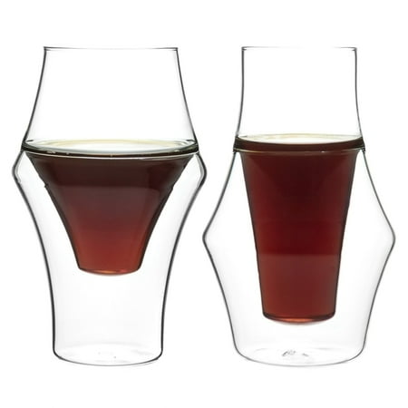 

2Pcs 150Ml Double Glass Espresso Cup Tasting Cup Enhances Sensory Experience and Different Coffee Flavors